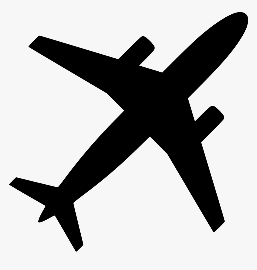 Transparent Black Airplane Png - Black Transparent Airplane Png, Png Download, Free Download