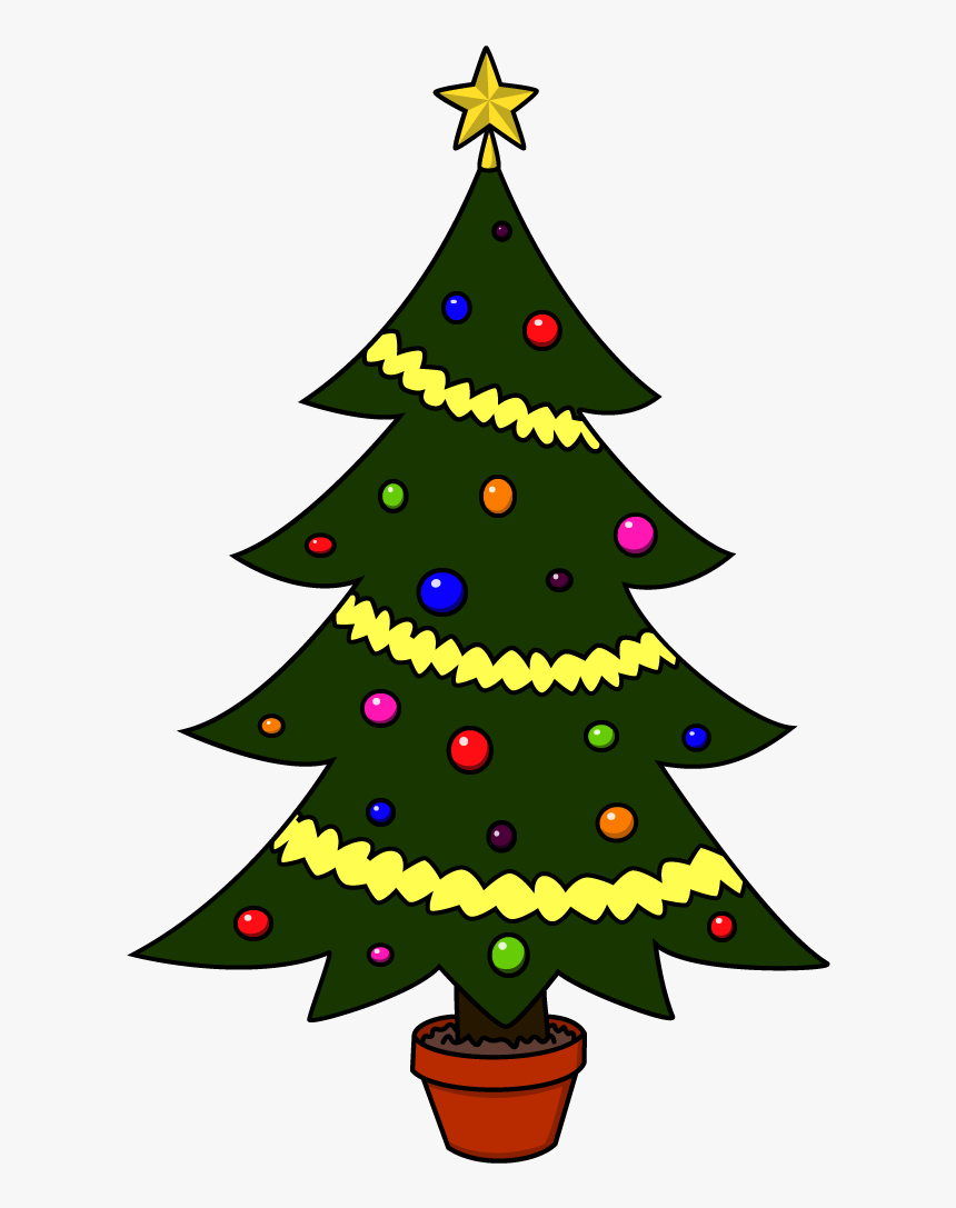 Transparent Christmas Tree Drawing Png - Christmas Tree Drawing, Png Download, Free Download