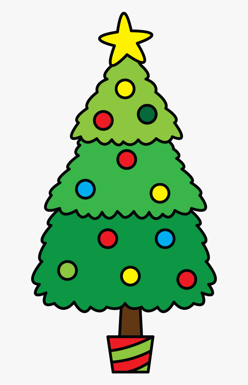 Christmas Tree Decoration Drawing - Do Christmas Tree Drawing, HD Png Download, Free Download