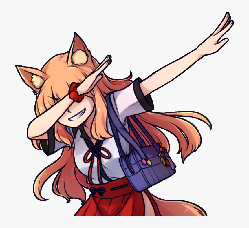 Transparent Dab Png - Anime Dab Discord Emoji, Png Download, Free Download