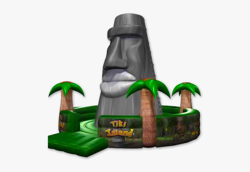 Tiki Island Inflatable Climbing Wall, HD Png Download, Free Download