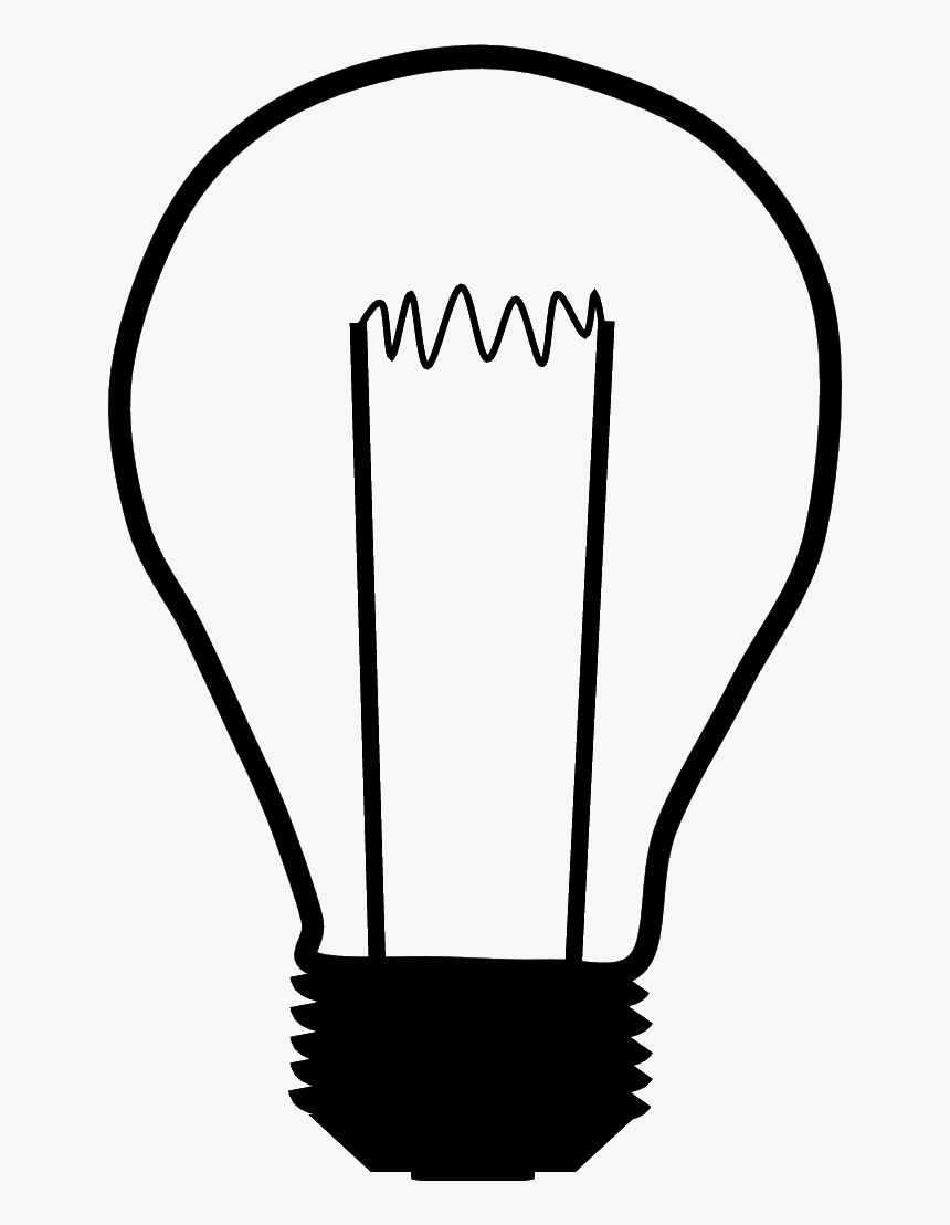 Light Bulb Drawing Panda Free Images Lightbulbdrawing - Line Png Light Gif, Transparent Png, Free Download