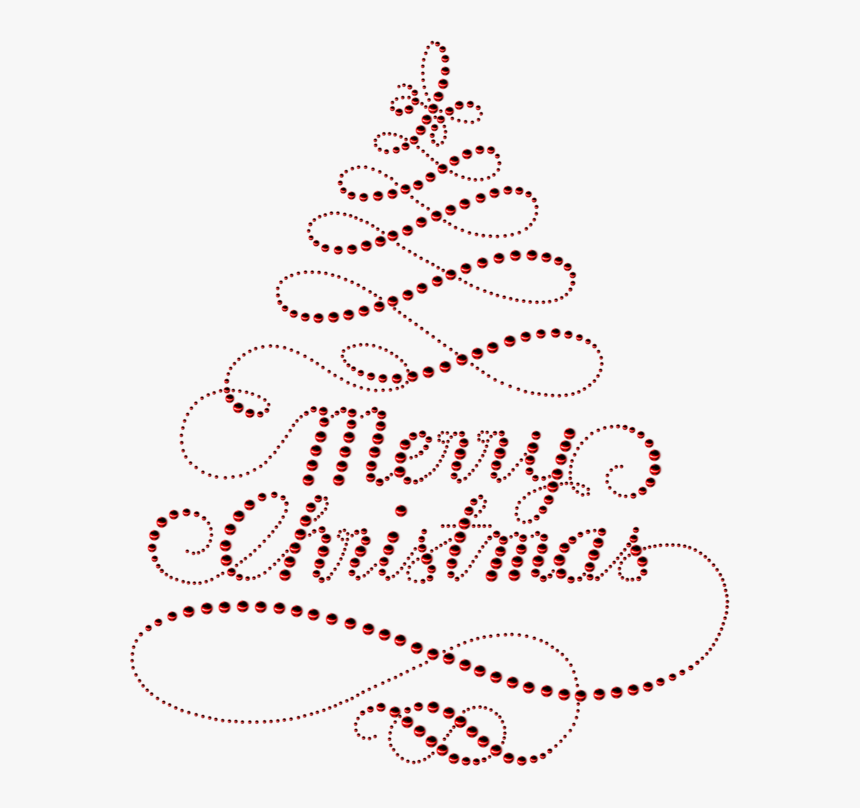 Merry Christmas Tree Png, Transparent Png, Free Download
