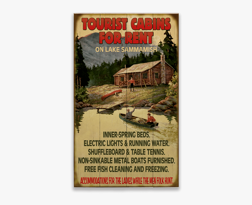 Cabins For Rent Sign, HD Png Download, Free Download