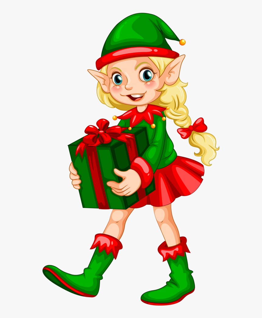 Gifs Tubes De Natal - Christmas Elf Clipart Free, HD Png Download, Free Download