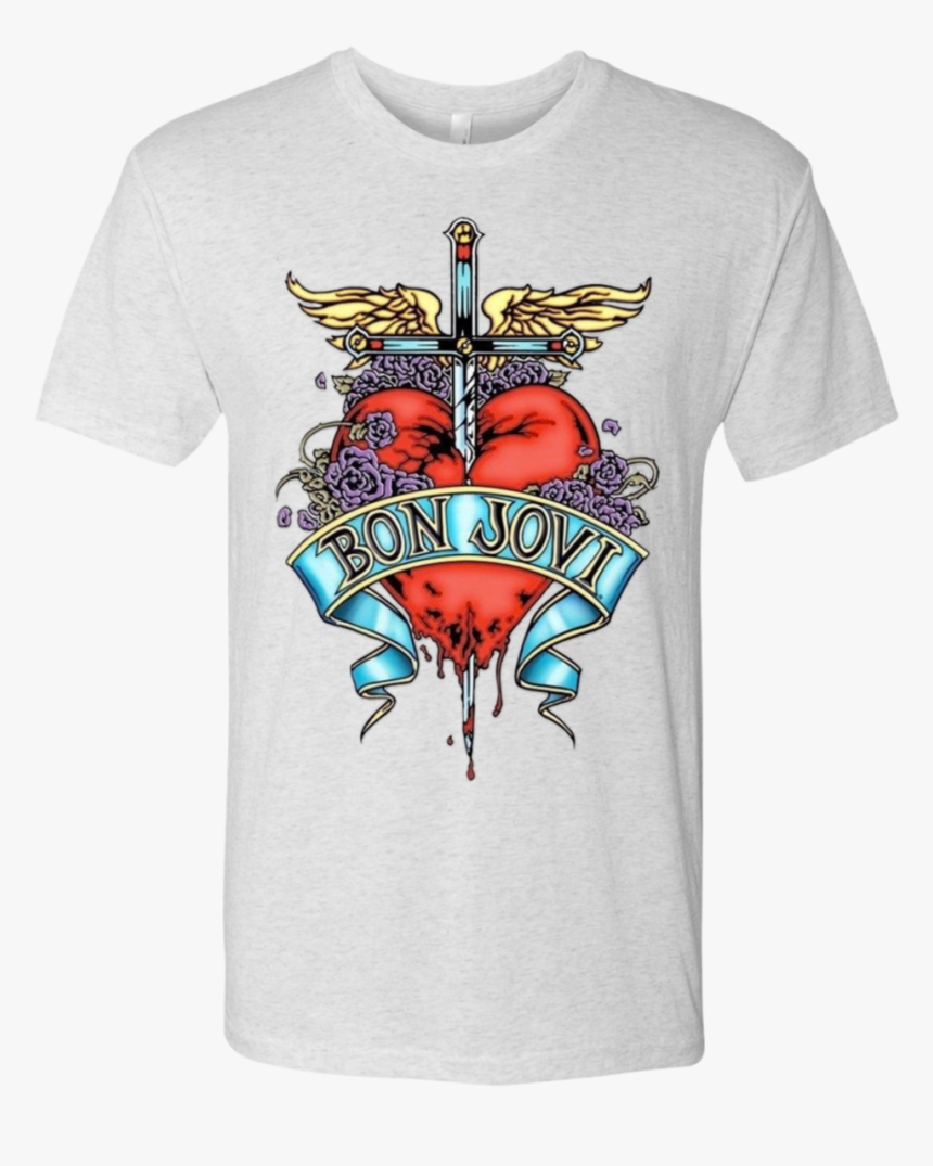 Bon Jovi Vintage Graphic Tee"
 Class="img Zoom - Bon Jovi Heart And Dagger, HD Png Download, Free Download