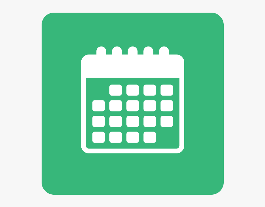 Calendar Button Icon, HD Png Download kindpng
