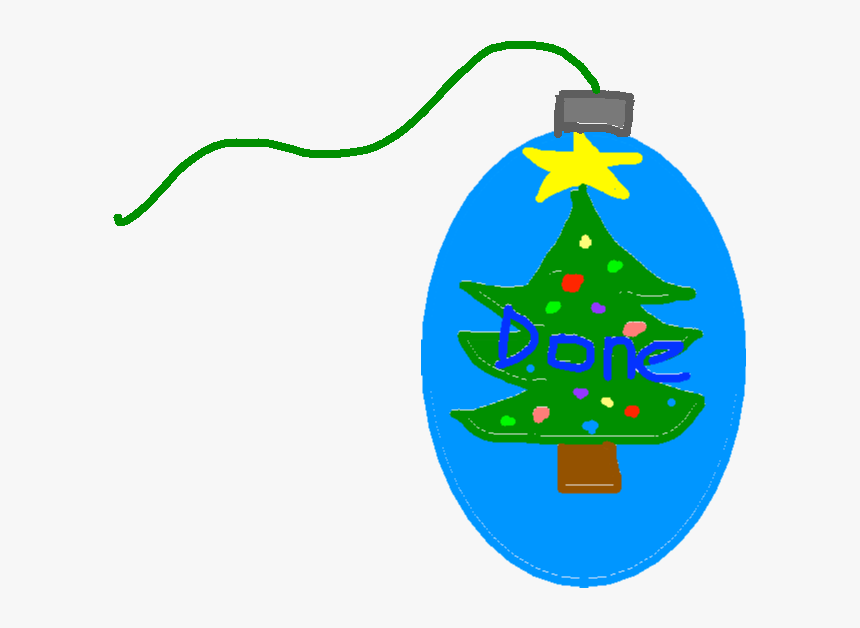 Transparent Christmas Tree Drawing Png - Christmas Ornament, Png Download, Free Download