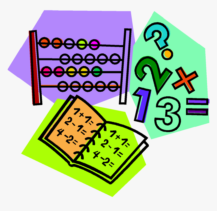 Numeracy Center Time Clip Art Cartoon Classroom Clip - Mathematics Clipart, HD Png Download, Free Download