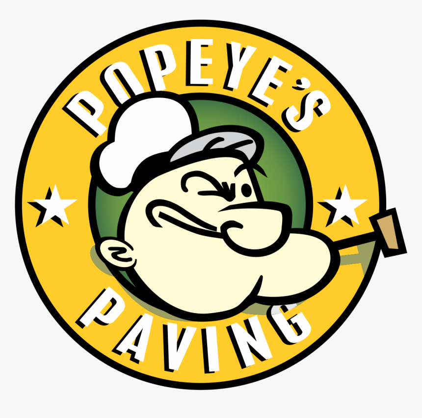 Popeyes Services - Popeyes Paving Logo, HD Png Download, Free Download