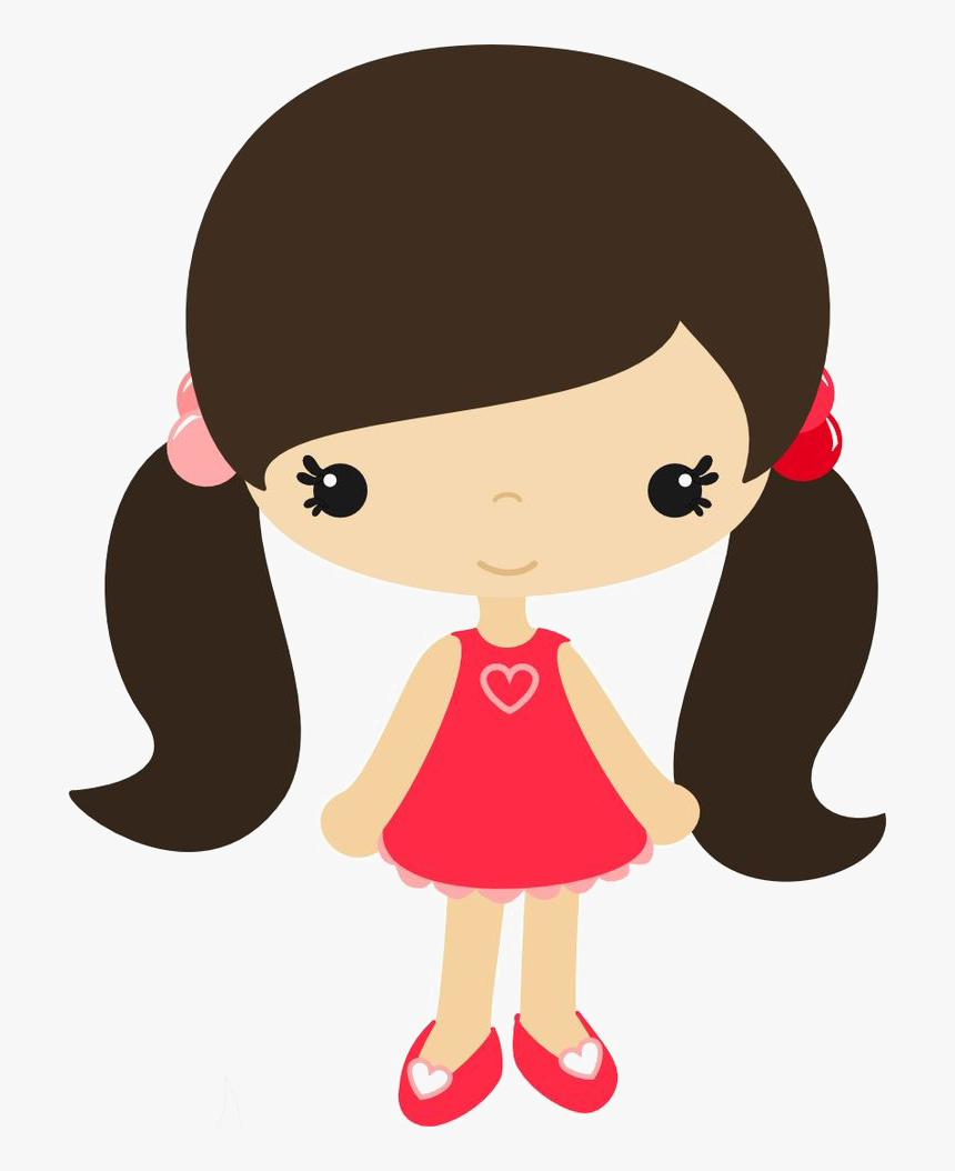 Girl Png Clipart - Cute Girl Clipart, Transparent Png, Free Download