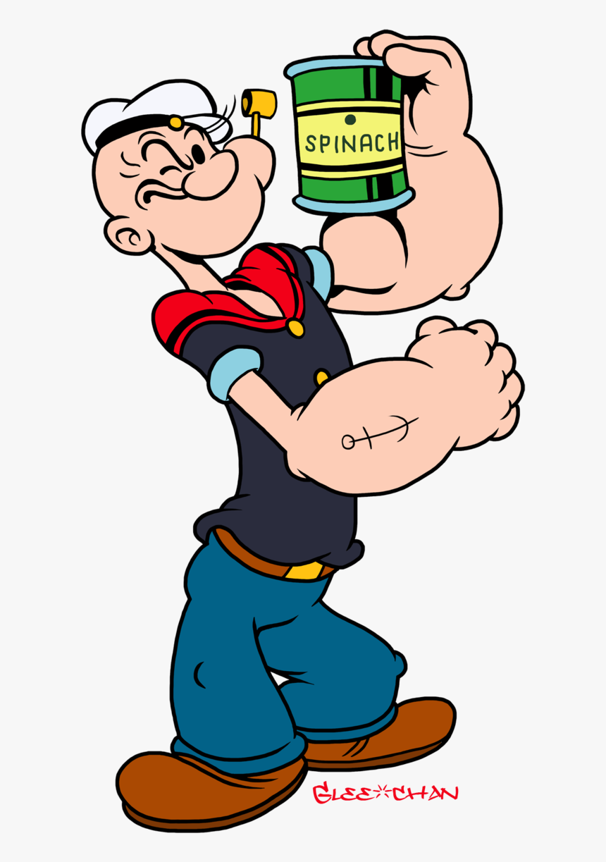 Cartoon Characters Of 90s - Popeye Cartoon, HD Png Download, Free Download