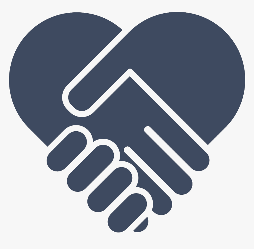Transparent Respect Png - Shaking Hands Heart Icon, Png Download, Free Download