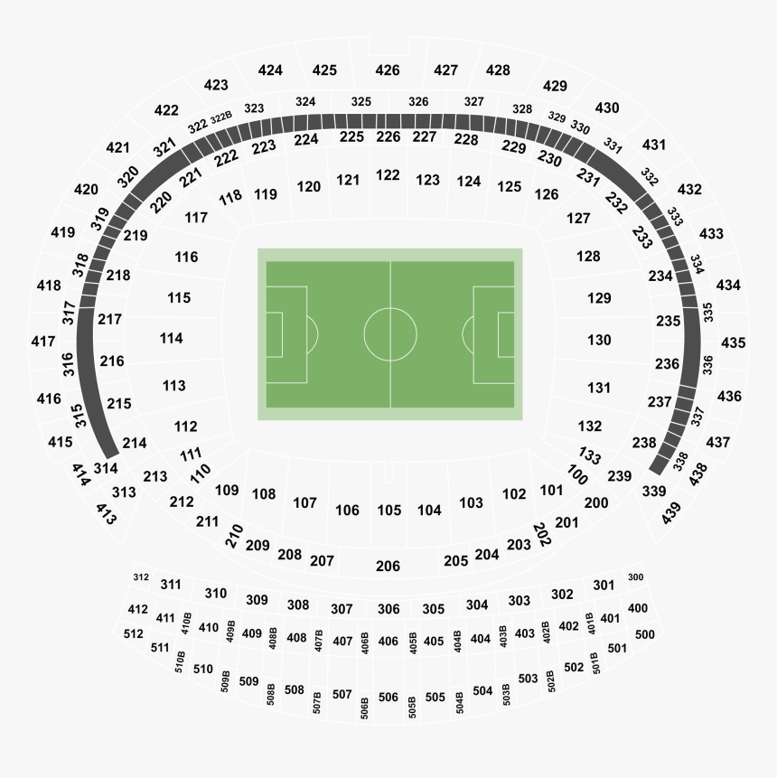 Map Of Tottenham Hotspur Seating For Champions League, HD Png Download, Free Download