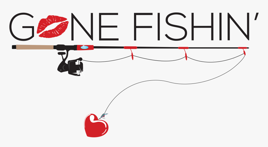 Gone Fishin Logo - Gone Fishing Girl, HD Png Download, Free Download