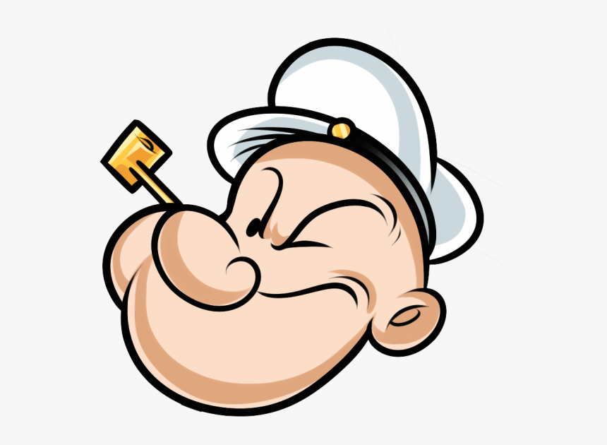 Popeye Popeye 4 Png - Popeye Pipe Cartoon, Transparent Png, Free Download