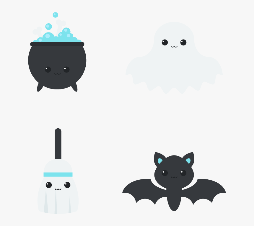 Halloween Cute Bat Clipart, HD Png Download, Free Download