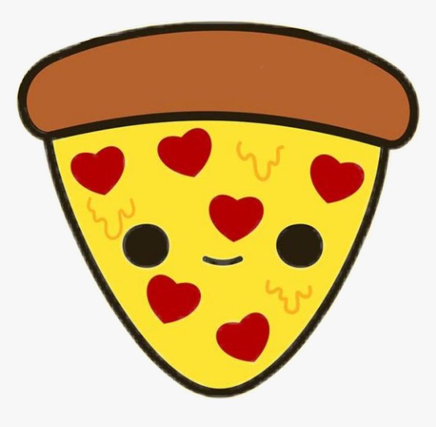 Pizza Clipart Kawaii Heart - Cute Pizza, HD Png Download, Free Download