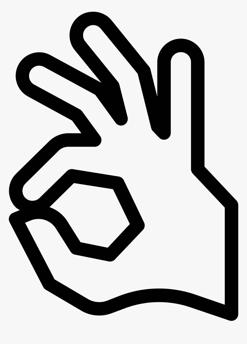 Hand Symbol Png - Ok Icon Png, Transparent Png, Free Download