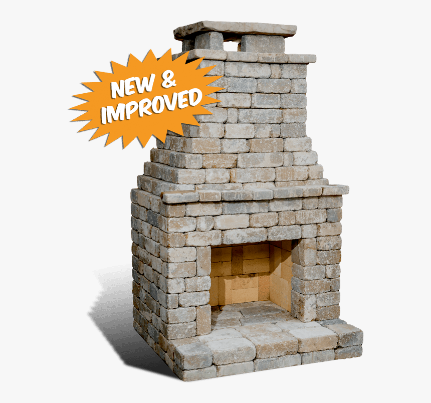 Fremont Ii Outdoor Fireplace Kit - Diy Outdoor Fireplace Kits, HD Png Download, Free Download