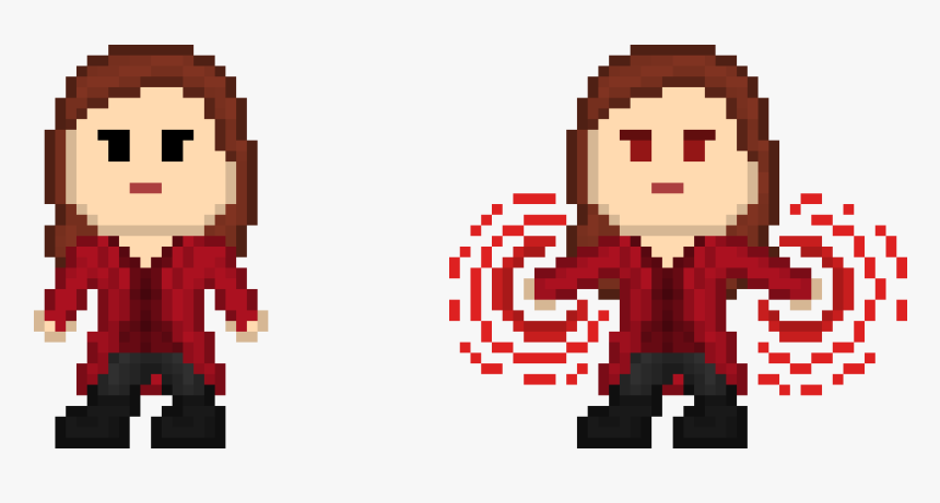 Scarlet Witch Pixel Art, HD Png Download, Free Download