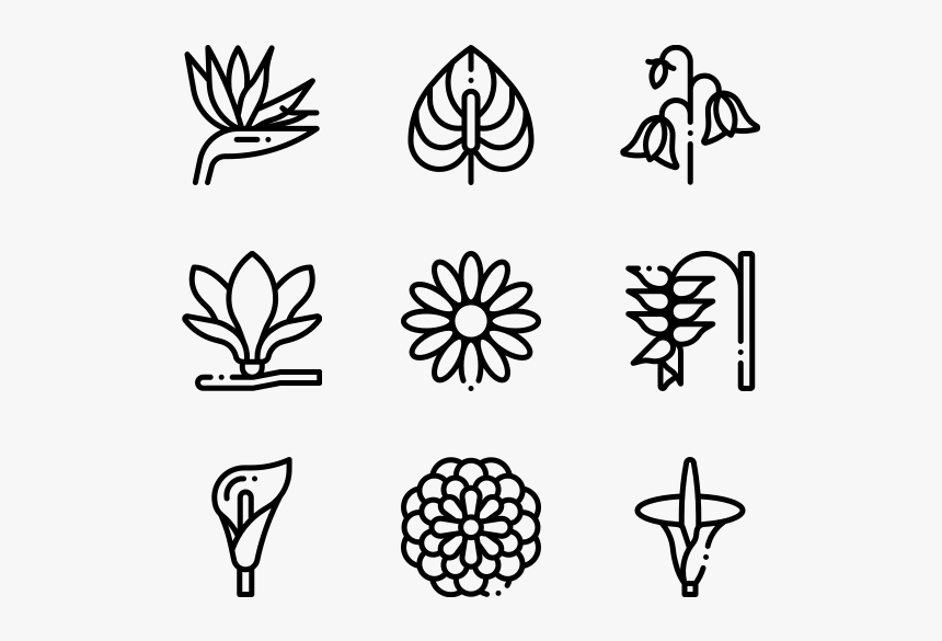 Flowers - Flower Icon Png, Transparent Png, Free Download