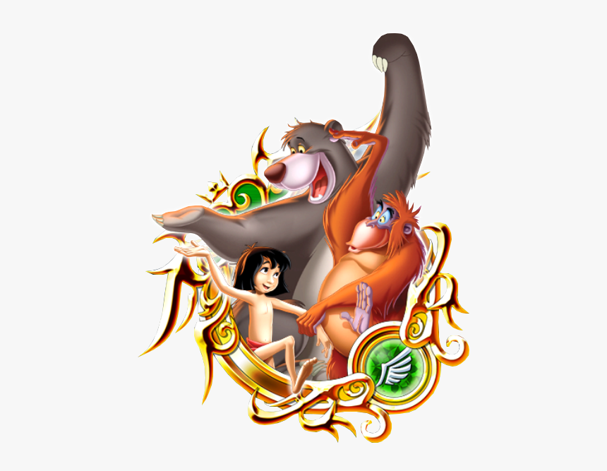 Mowgli & Pals - Kingdom Hearts Riku Medal, HD Png Download, Free Download