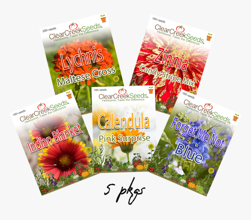 Pollination Variety Pack - Flower Seed Pack Png, Transparent Png, Free Download