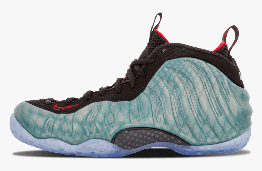 Nike Air Foamposite One "gone Fishing - Nike Foamposites Island Green, HD Png Download, Free Download