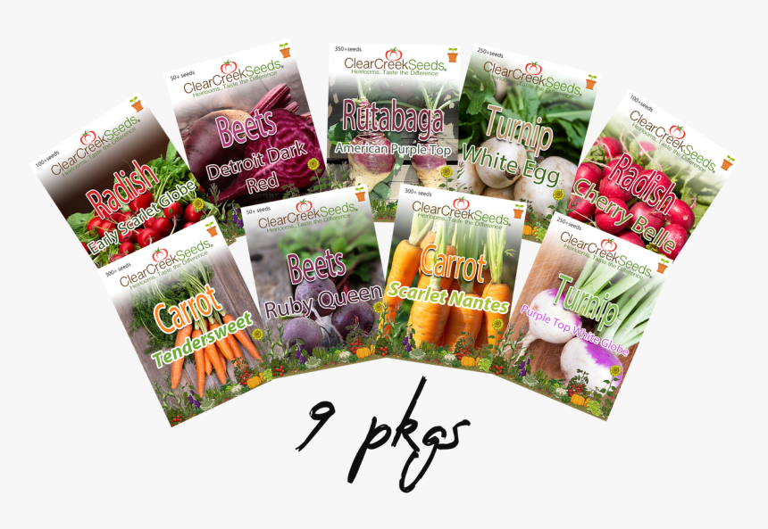 Root Crop Variety Pack - Floral Design, HD Png Download, Free Download