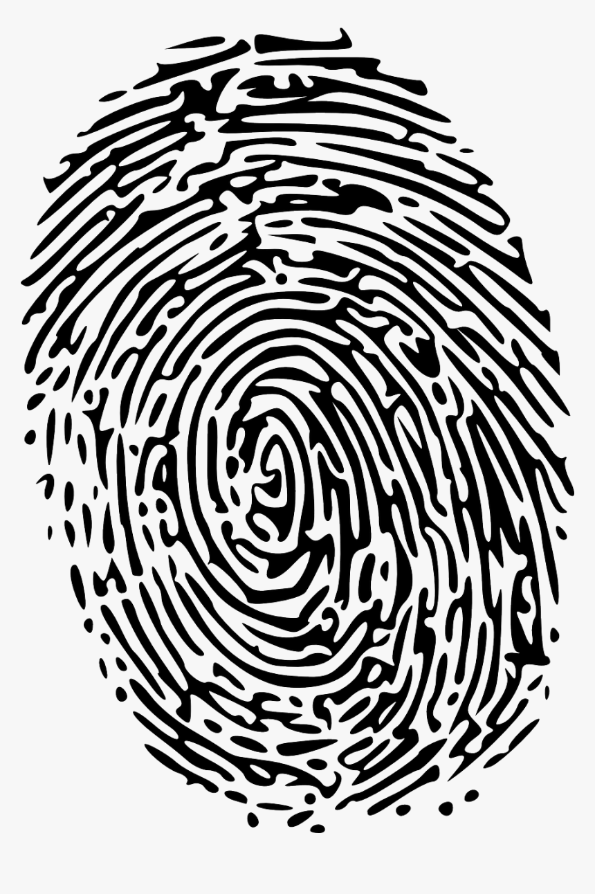 Clipart Transparent Background Fingerprint, HD Png Download, Free Download