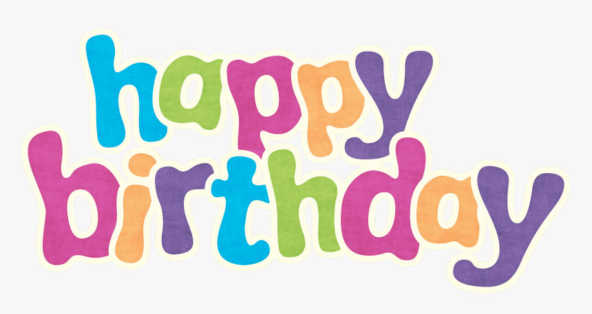 Birthday Png Text Design - Visual Arts, Transparent Png, Free Download