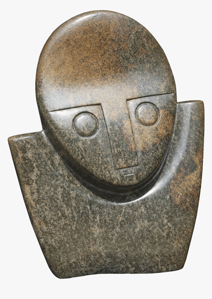 Head And Shoulders, 1992 Henry Munyaradzi - Zimbabwe Soapstone Sculpture, HD Png Download, Free Download