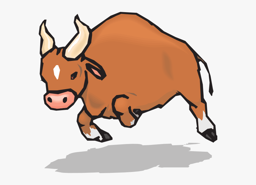 Charging Bull Svg Clip Arts - Bull Clip Art, HD Png Download, Free Download
