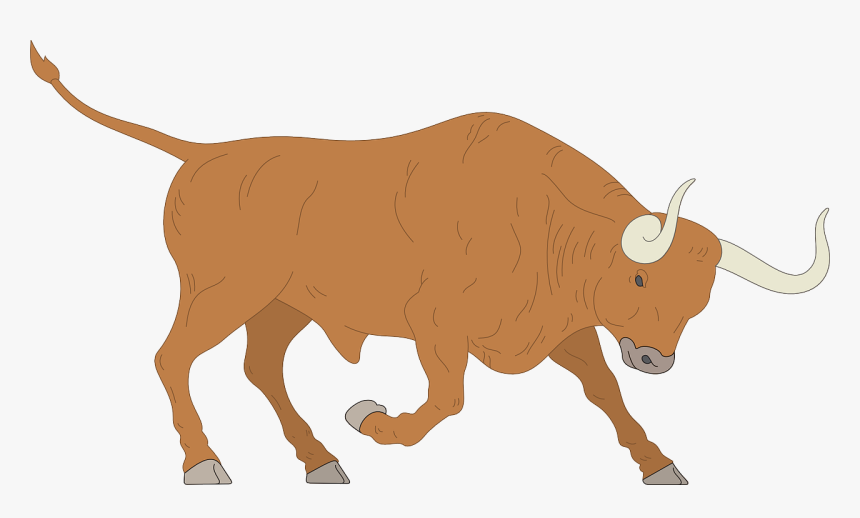 Angry Charge Bull Free Picture - Ox Clipart, HD Png Download, Free Download