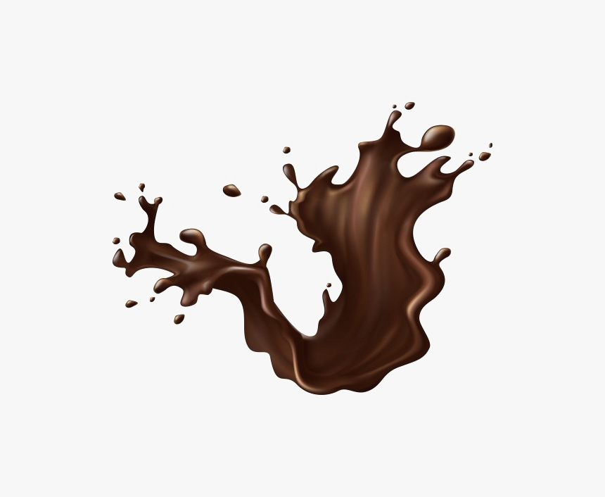 Clip Art Chocolate Splash - Chocolate Splash Vector Png, Transparent Png, Free Download