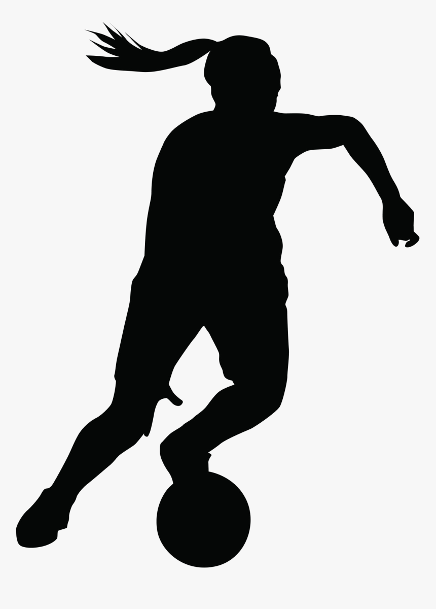 Women"s Basketball Female Silhouette - Female Basketball Player Clipart, HD Png Download, Free Download
