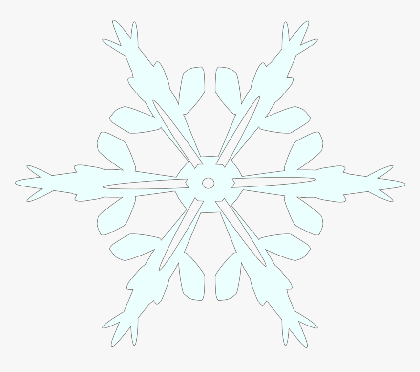 Snowflake, Ice, Crystal, Water, Design, Shape, Weather - Snowflake Clip Art, HD Png Download, Free Download