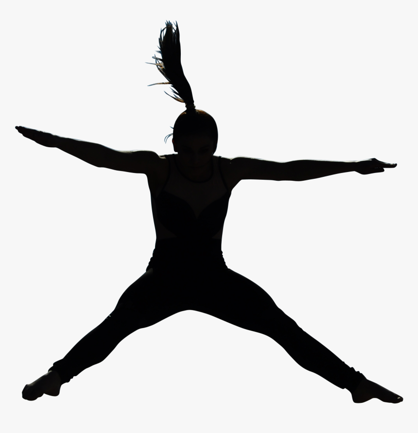 Jumping Girl Silhouette Clip Arts - Jumping Jack Silhouette Png, Transparent Png, Free Download