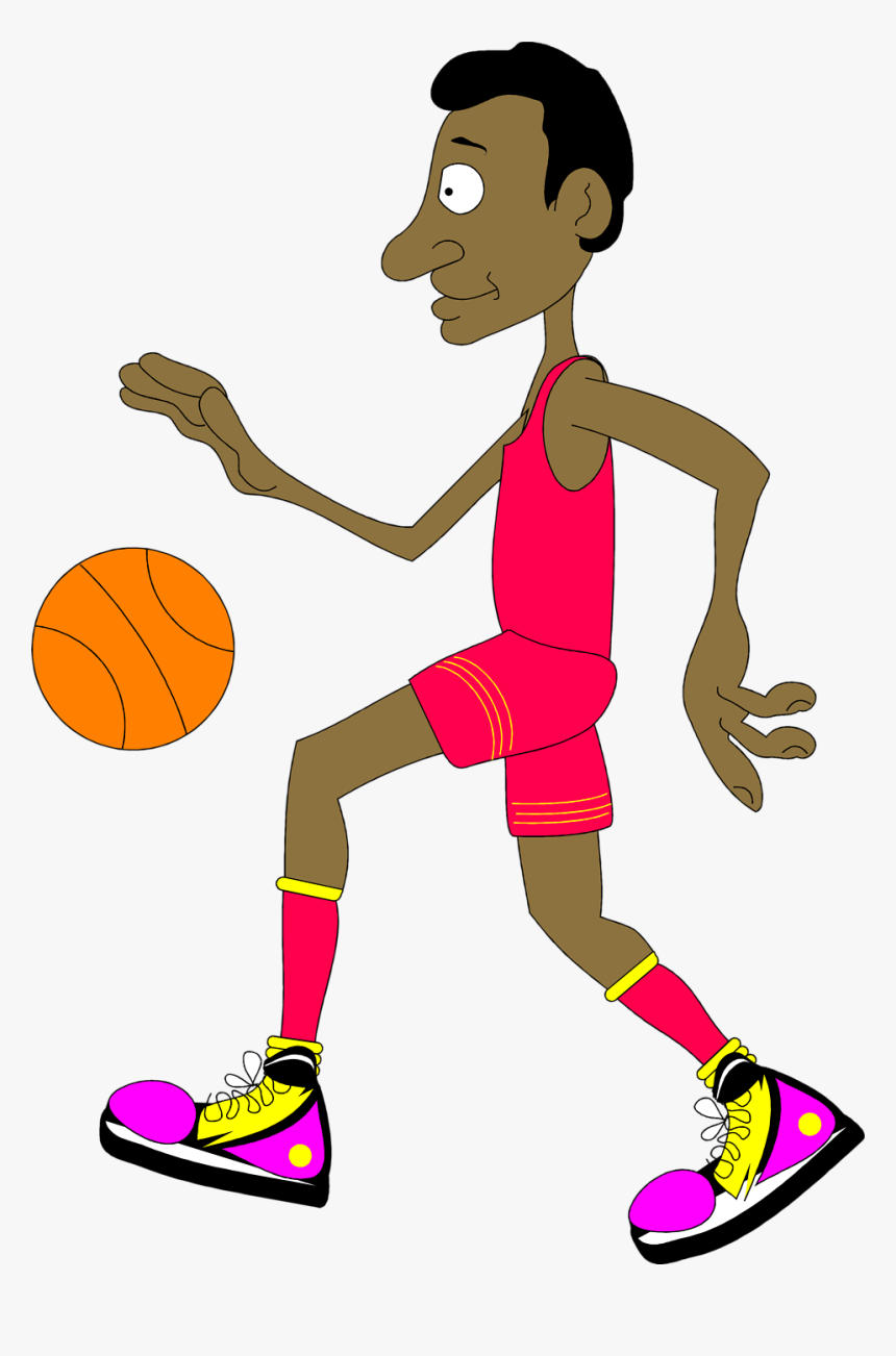 Free Clip Art - Transparent Background Basketball Players Clipart, HD Png Download, Free Download