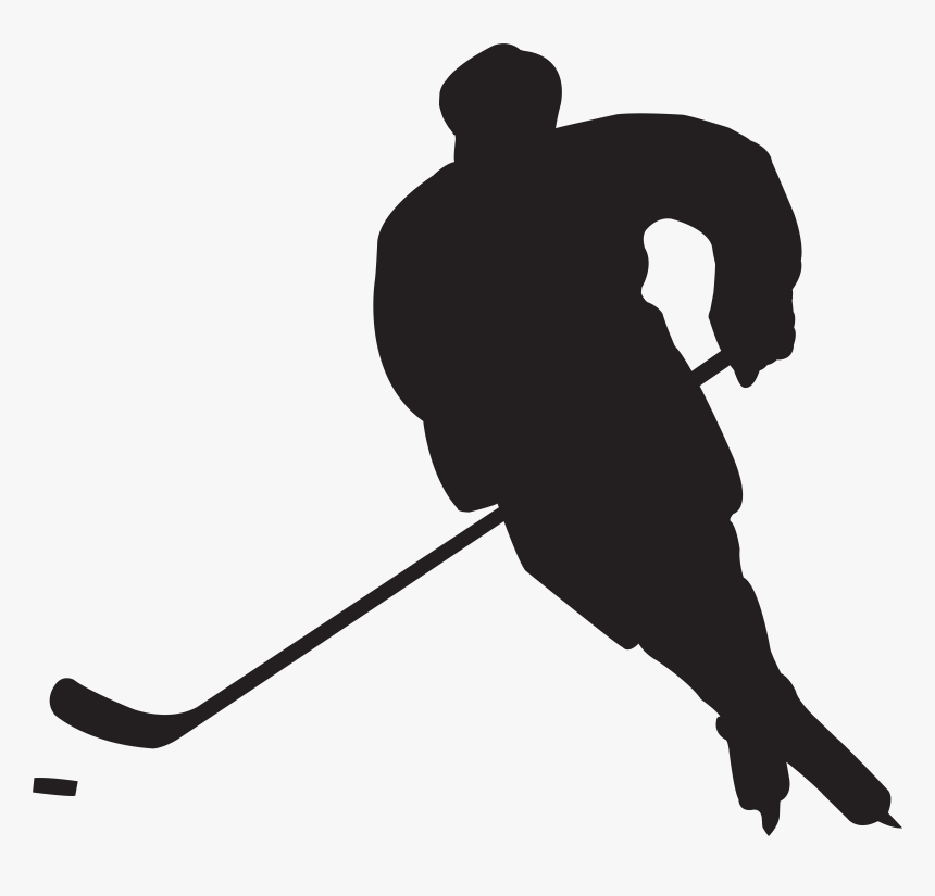 Hockey Player Silhouette Png Clip Art - Hockey Player Silhouette Png, Transparent Png, Free Download