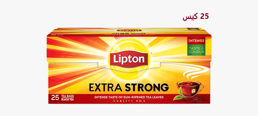 Lipton Yellow Label Extra Strong 25 Tea Bags, HD Png Download, Free Download