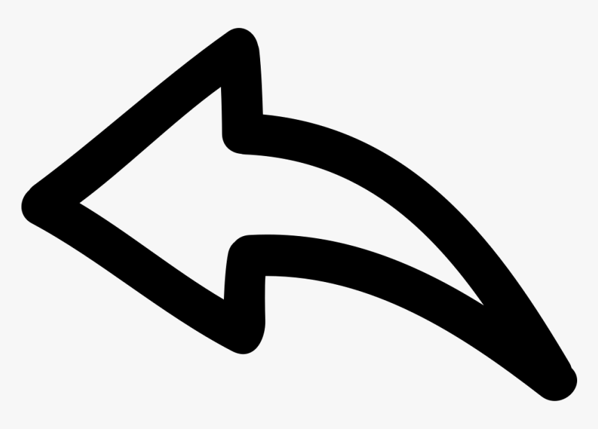 Drawn Arrow Symbol - Transparent Back Arrow Png, Png Download, Free Download