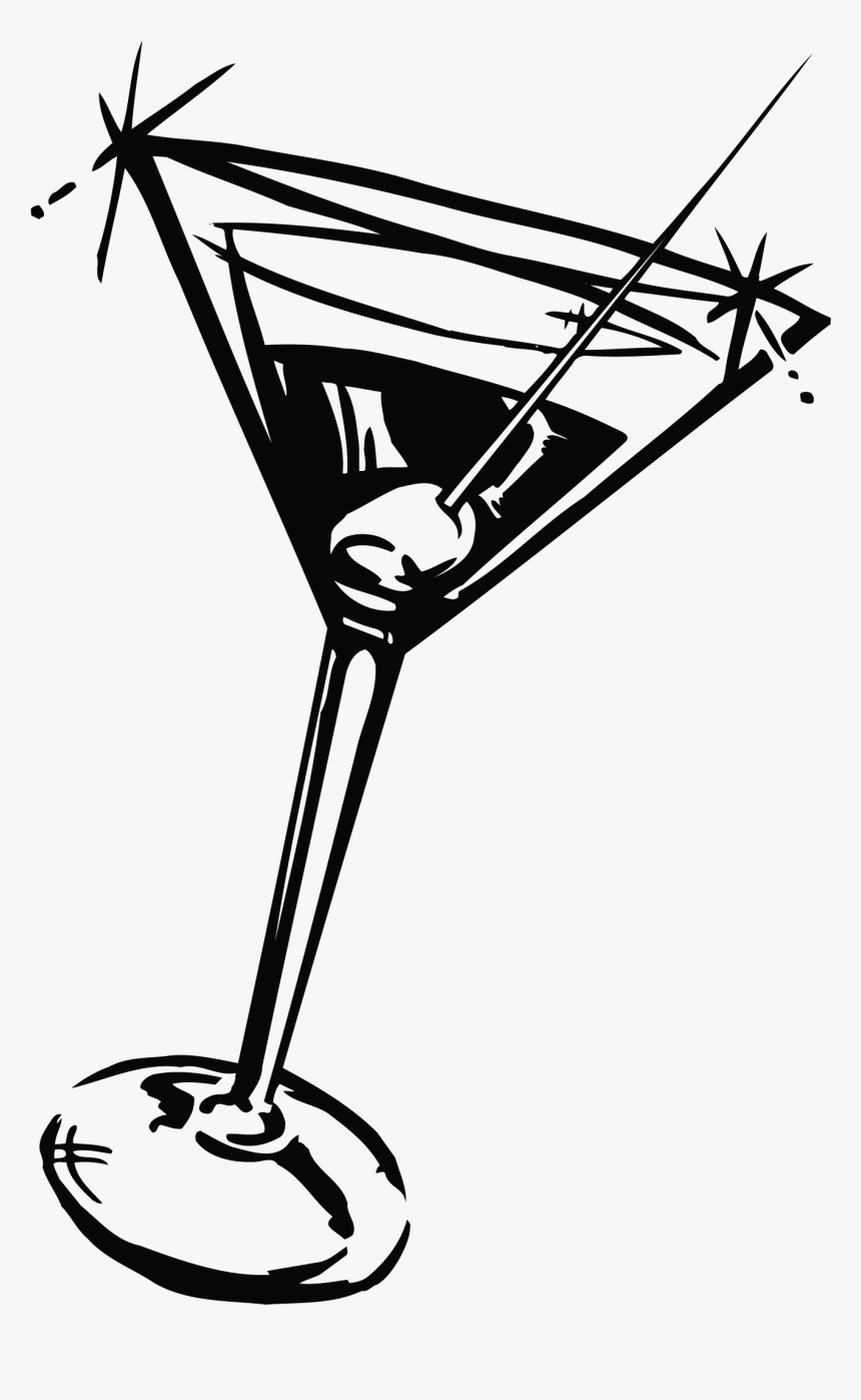 Transparent Background Martini Glasses Clipart, HD Png Download, Free Download