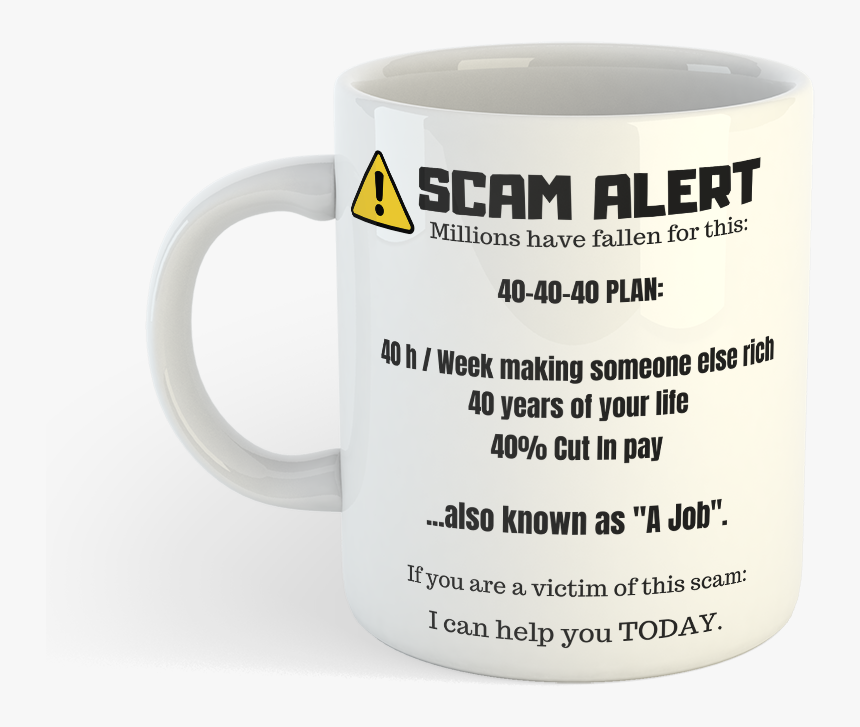 Transparent Scam Alert Png - Mug, Png Download, Free Download