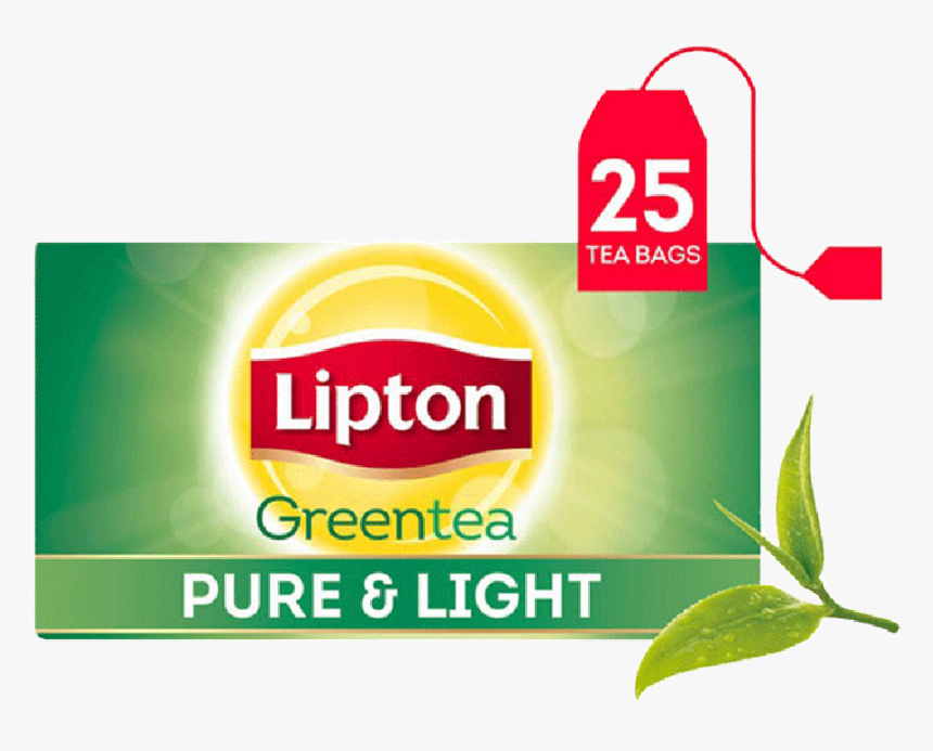 Lipton Green Tea Pure Light 25 Tea Bags - Lipton, HD Png Download, Free Download