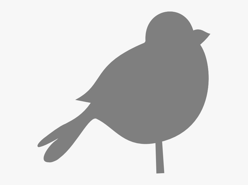 How To Set Use Bird Gray Svg Vector , Png Download - Gray Bird Silhouette, Transparent Png, Free Download