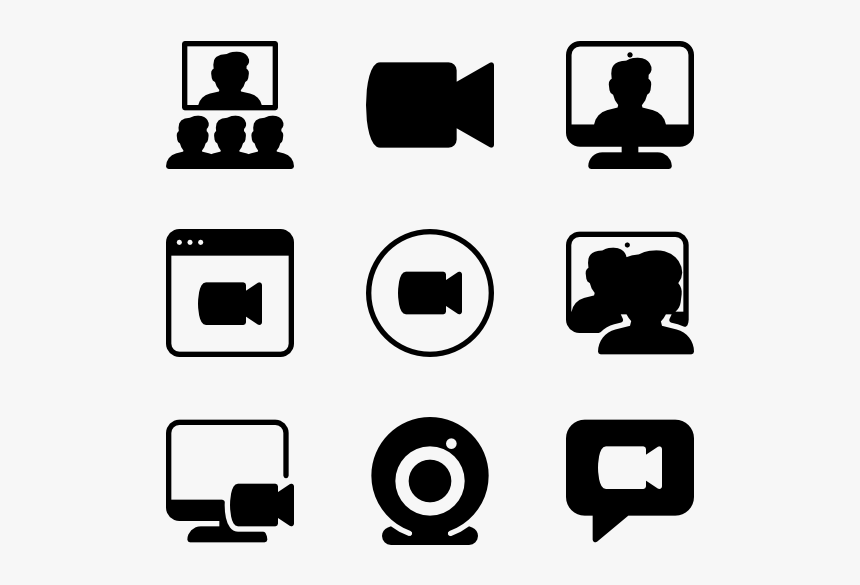 Video Conference - Video Conference Icon, HD Png Download, Free Download