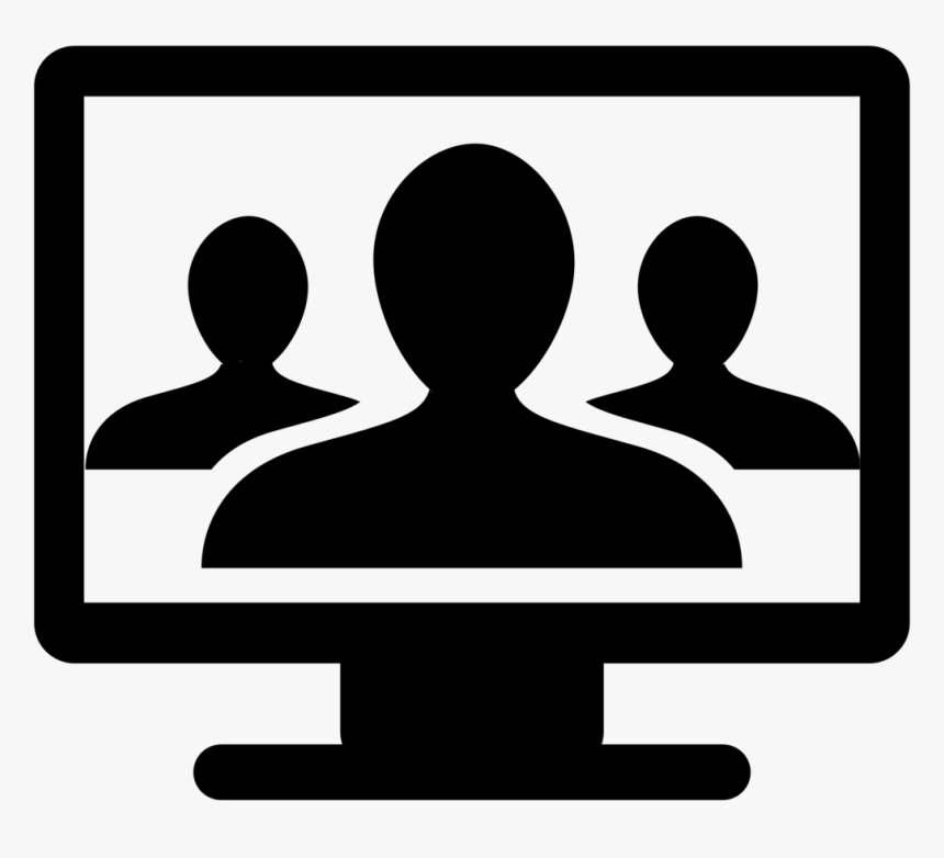 Online Meeting Icon Png - Online Course Icon Png, Transparent Png, Free Download