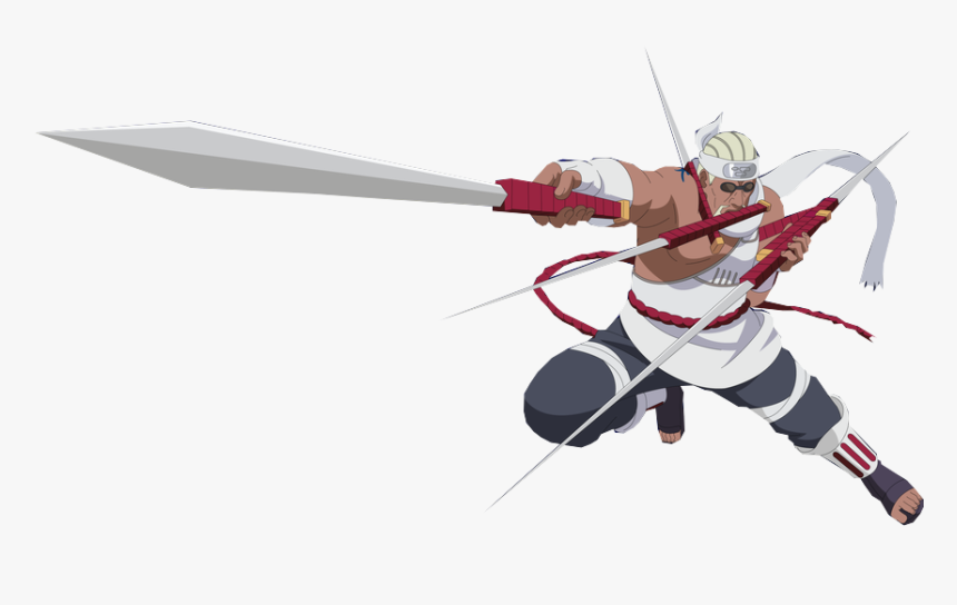 24 Renders De Naruto - Killer Bee Naruto Swords, HD Png Download, Free Download